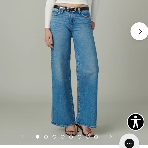 THE LOU LOU LOW RISE WIDE LEG - Joe's Jean 27 size - Picture 1 of 2